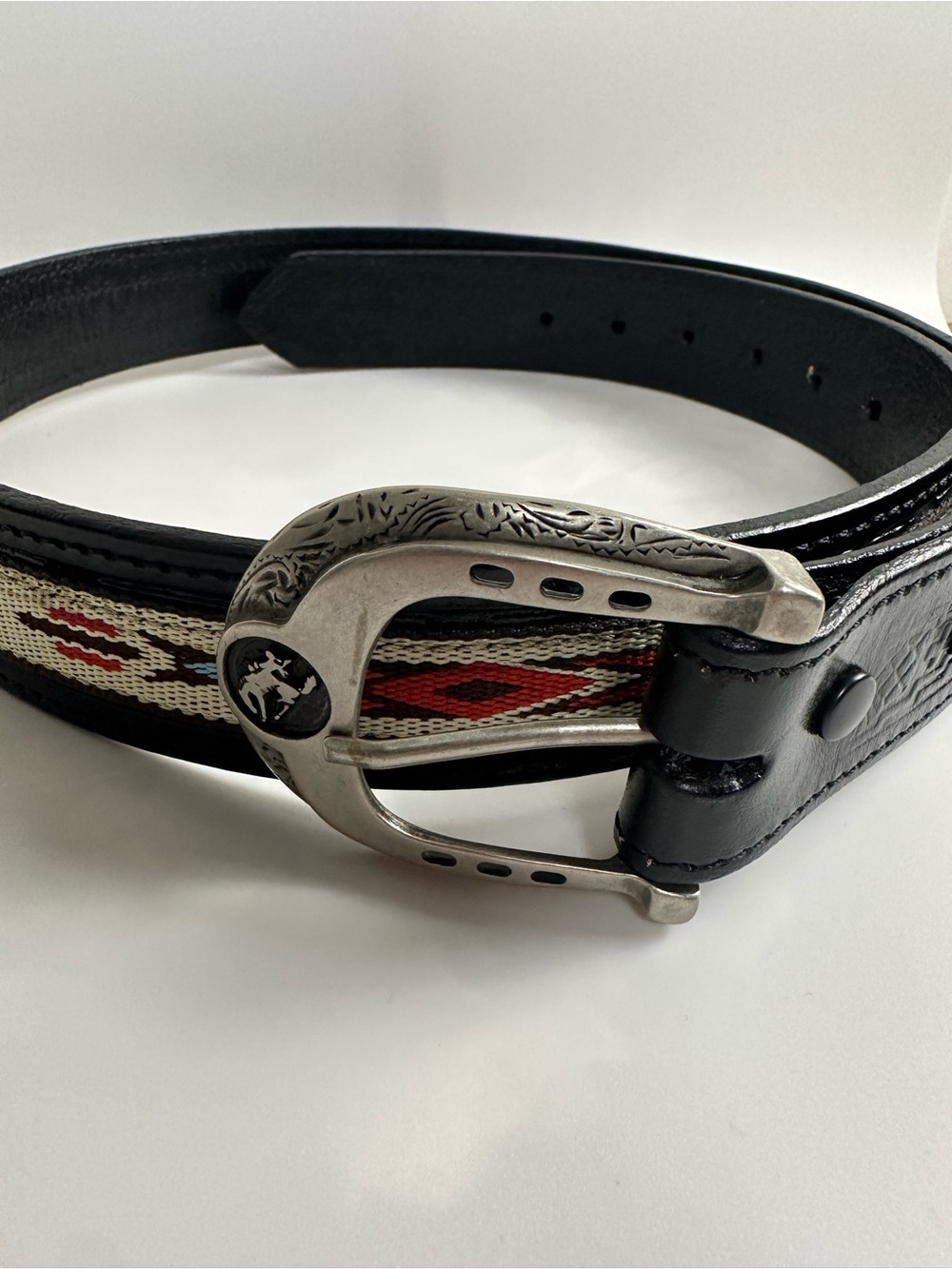 Handcrafted Genuine Leather Western Belt | Size 38 | Made in Mexico